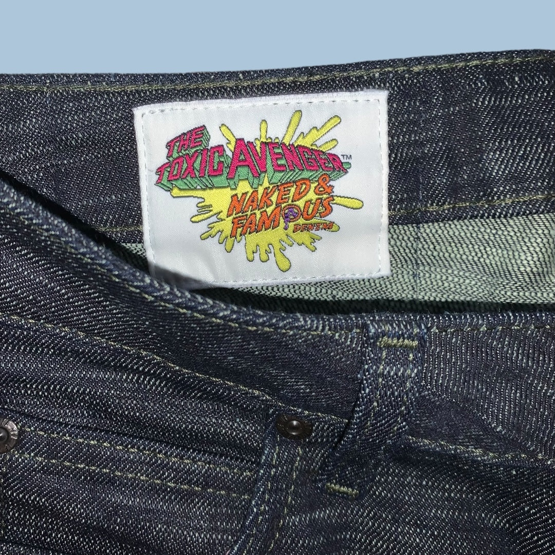 NAKED & FAMOUS TOXIC AVENGER SUPER GUY - SZ 30